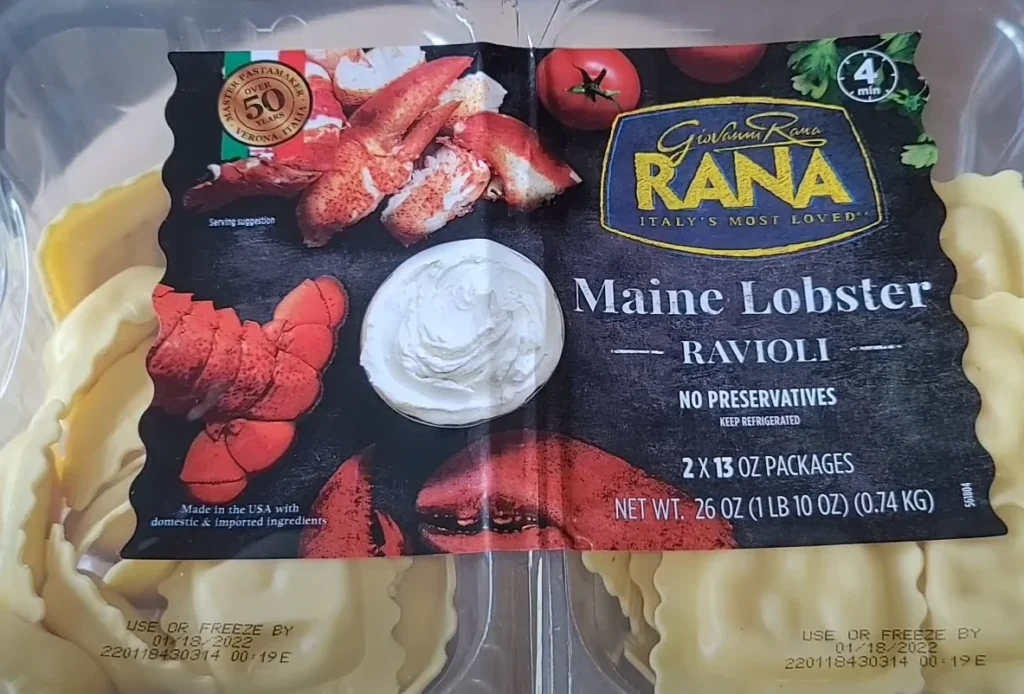 Lobster Ravioli from Costco