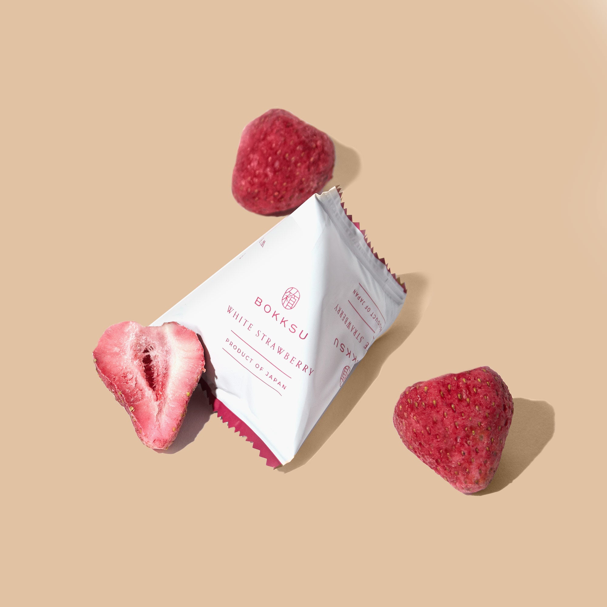 White Chocolate Freeze Dried Strawberries