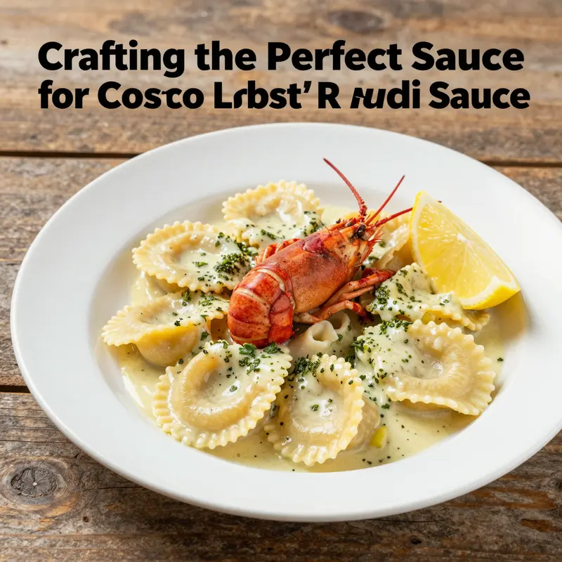 Homemade rosemary olive oil sauce infused over luscious lobster ravioli, highlighting the rich flavors.