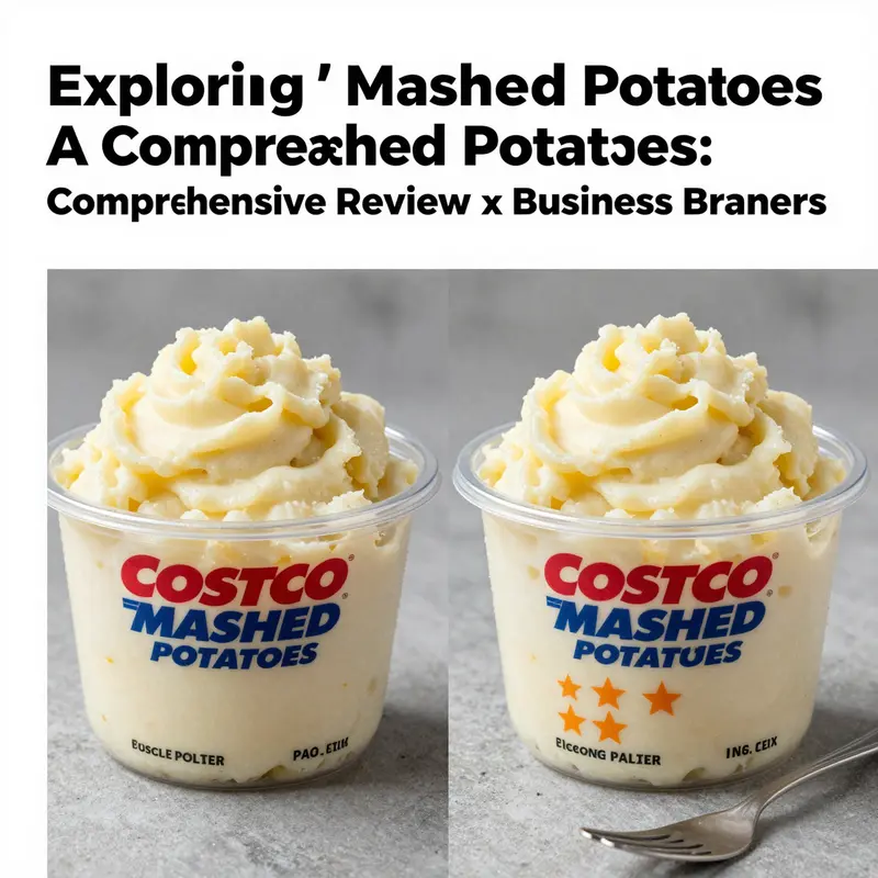 Overview of Costco mashed potatoes showcasing product features and insights.