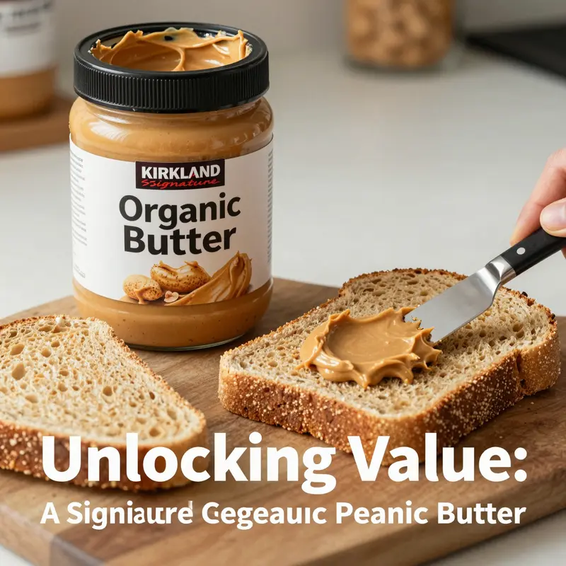 Consumer preferences highlight Kirkland Signature Organic Peanut Butter’s popularity in everyday kitchens.