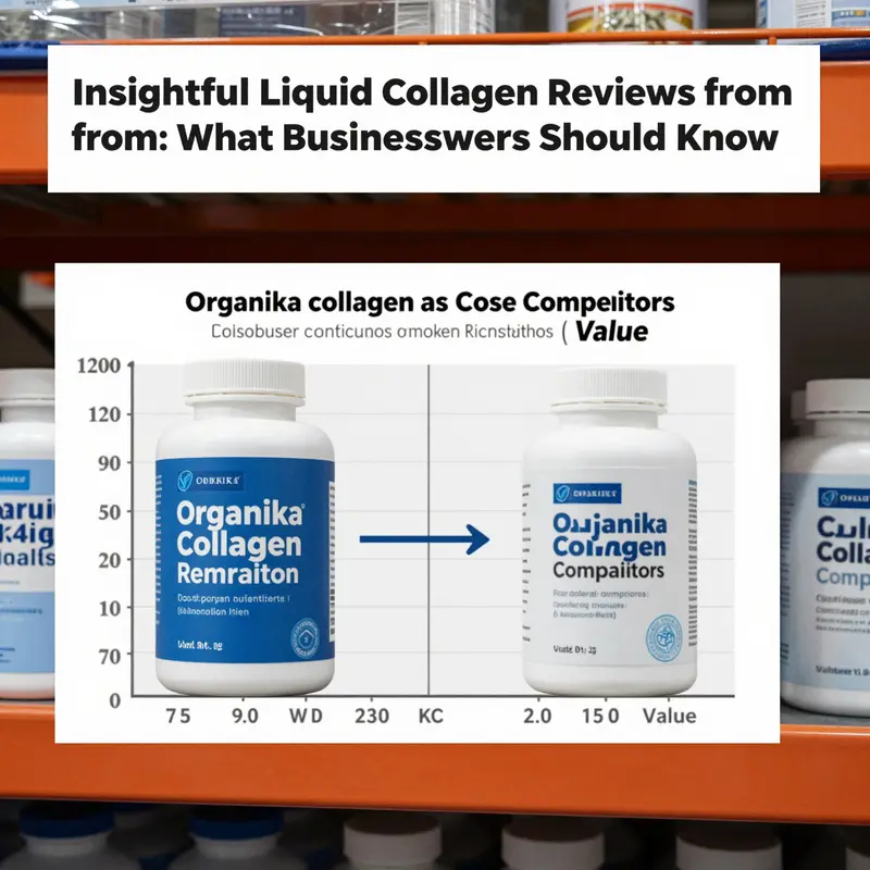 A collection of user-generated content highlighting experiences with Organika liquid collagen.