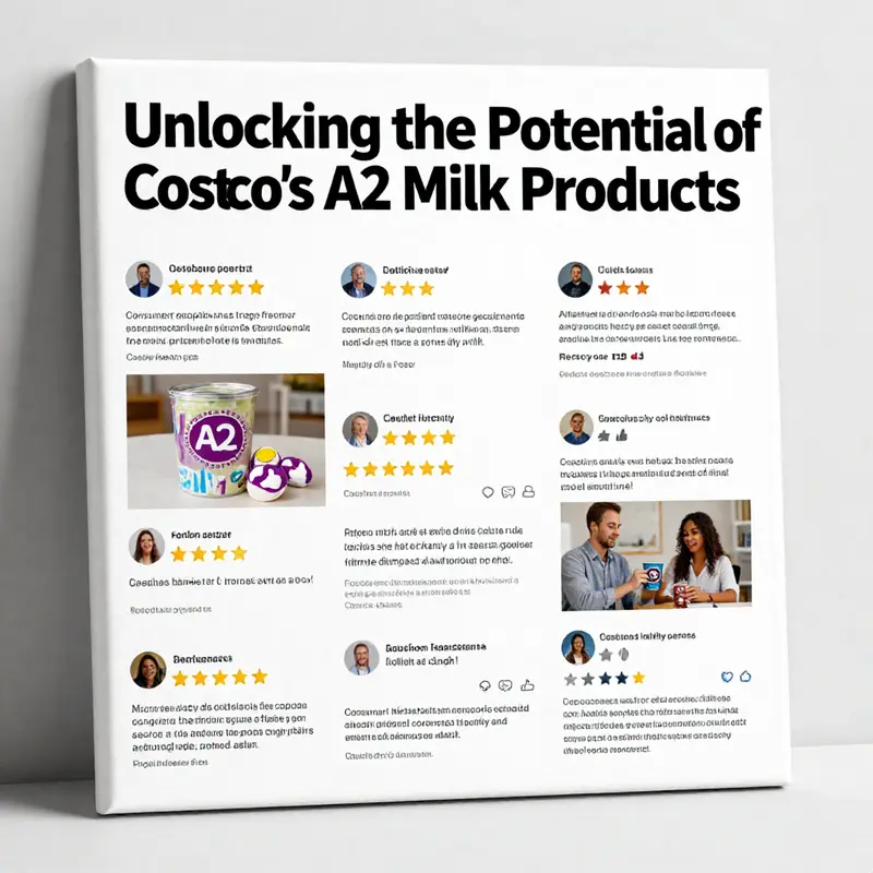 A display of Costco’s A2 Milk Candy, showcasing its appealing packaging and market positioning.