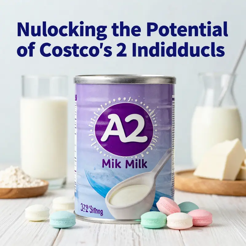 A display of Costco’s A2 Milk Candy, showcasing its appealing packaging and market positioning.