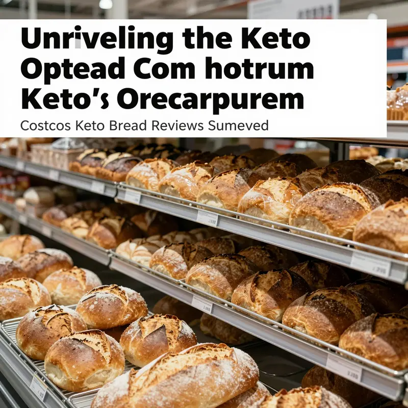 Comparative overview of Keto Cloud Bread and Costco’s traditional loaves, highlighting differences in ingredients.