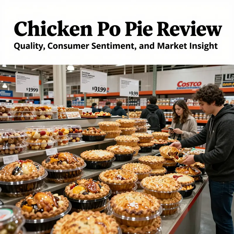 Freshly baked Costco-style chicken pot pie showcasing its golden crust and chunky filling, symbolizing ingredient quality.