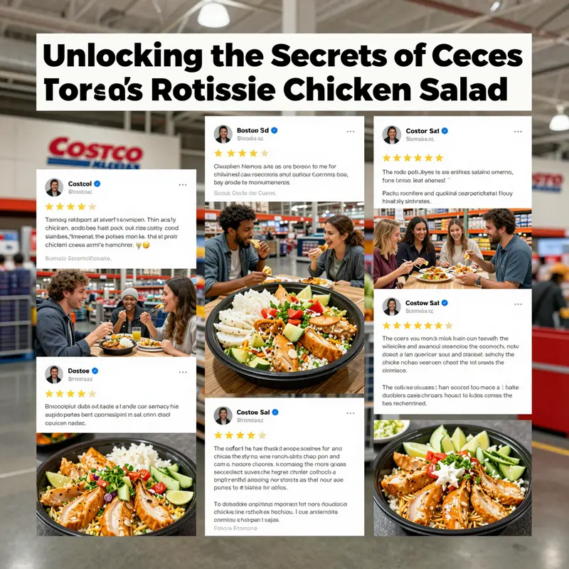 An appealing display of Costco’s Rotisserie Chicken Chef Salad highlighting its fresh and vibrant ingredients.