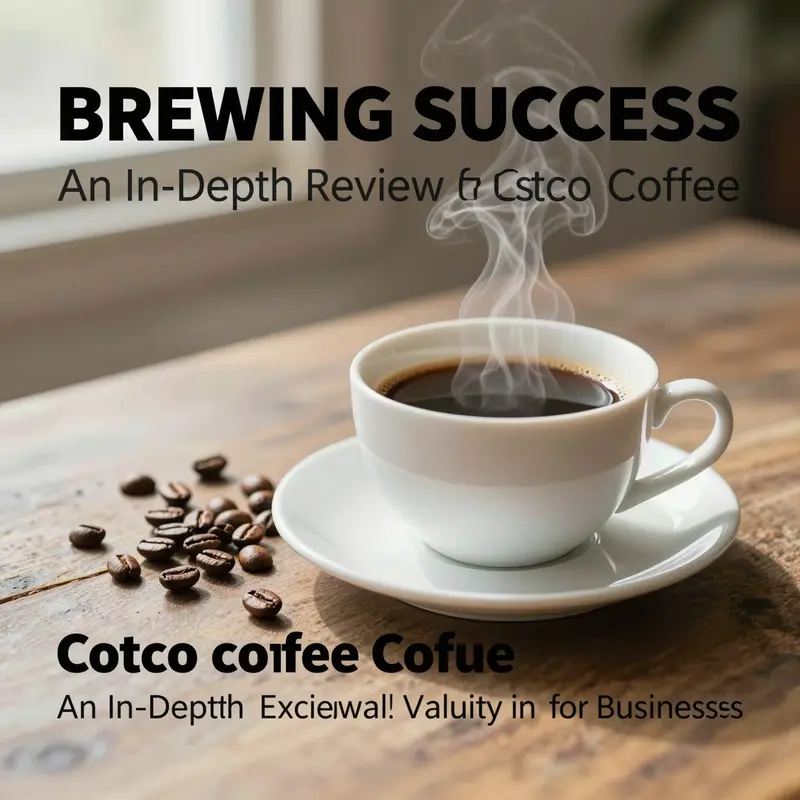 A steaming cup of coffee with coffee beans beside it, illustrating the inviting nature of Costco coffee offerings.