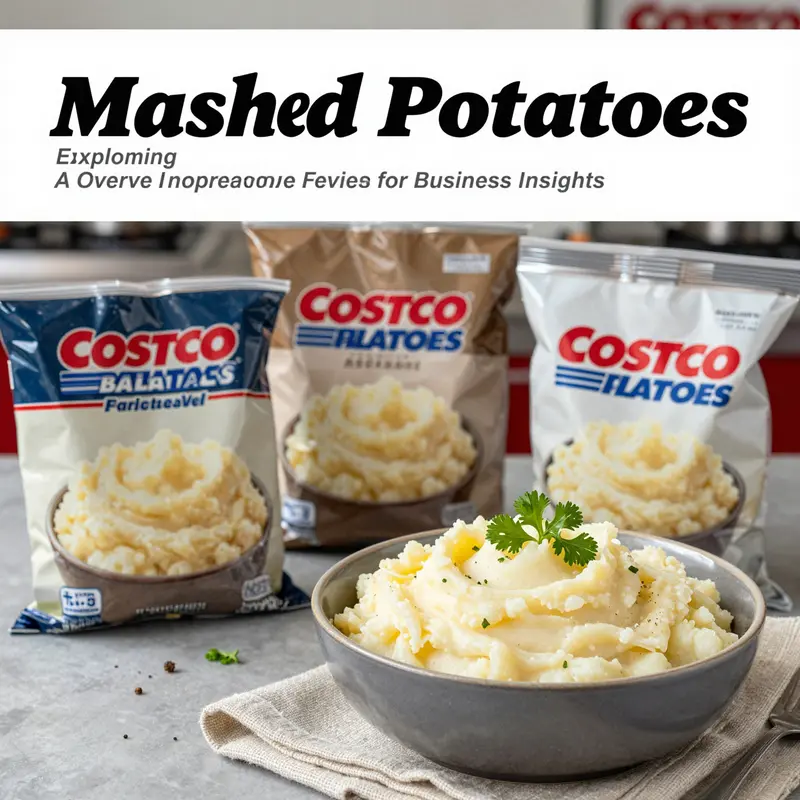 Overview of Costco mashed potatoes showcasing product features and insights.