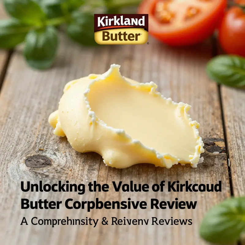 Kirkland Signature Grass-Fed Butter enhances various dishes with its rich flavor and exceptional texture.