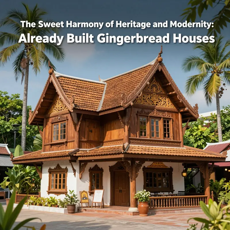 The Gingerbread House in Bangkok, a century-old structure showcasing whimsical architecture.
