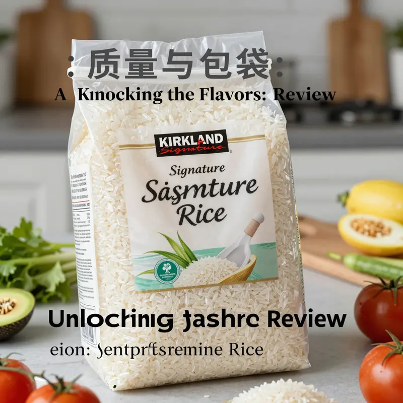 A beautifully plated bowl of Kirkland Signature Jasmine Rice, showcasing its fluffy texture and aromatic qualities.