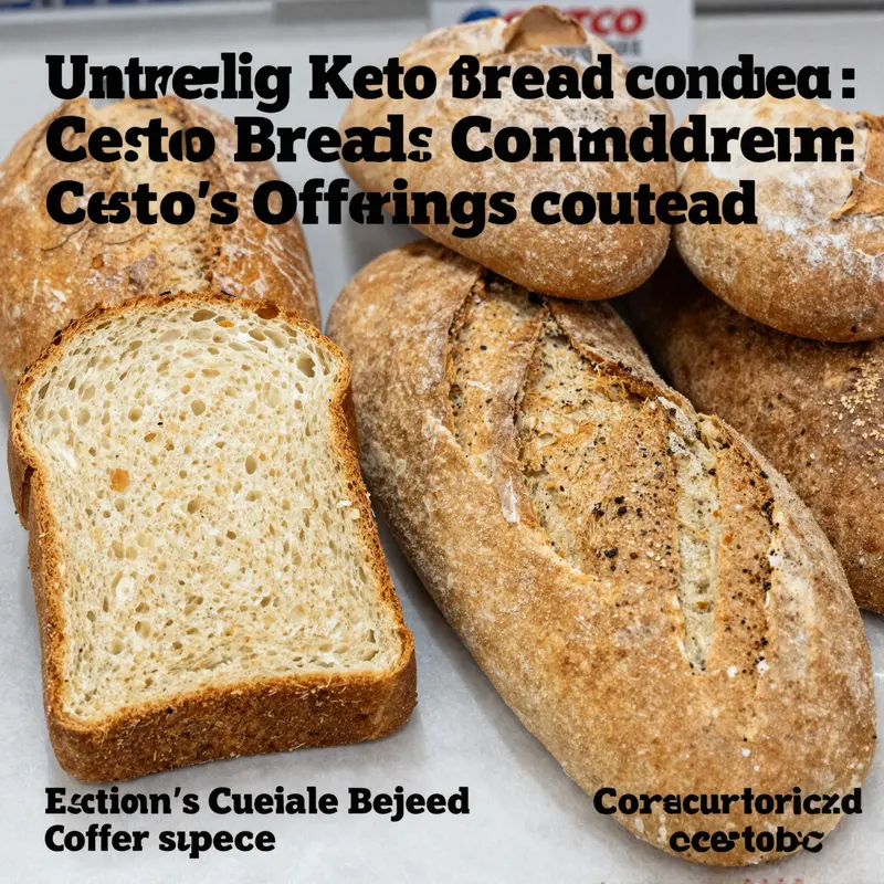 Comparative overview of Keto Cloud Bread and Costco’s traditional loaves, highlighting differences in ingredients.