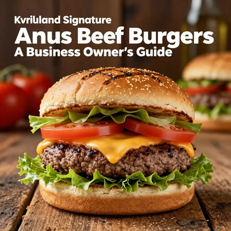 Kirkland Signature Angus Beef Burger: A juicy representation of quality beef, perfect for grilling.