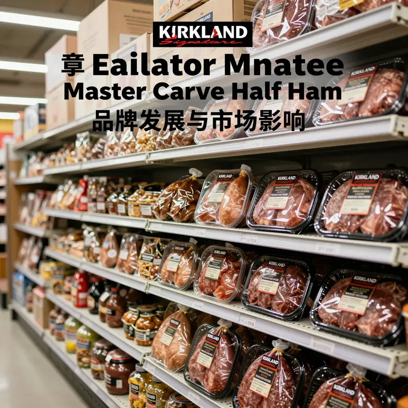 An appealing presentation of Kirkland Signature Master Carve Half Ham showcases its quality and culinary versatility.