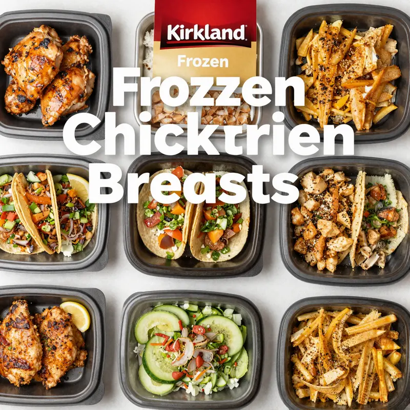Highlighting the quality and freshness of Kirkland Signature Frozen Chicken Breasts.