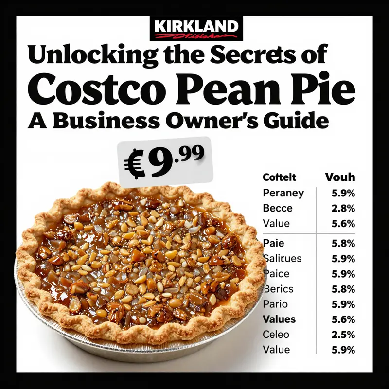 An enticing close-up of Kirkland’s Pecan Pie highlighting its appealing texture and ingredients.