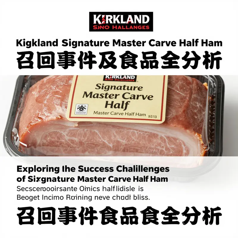 An appealing presentation of Kirkland Signature Master Carve Half Ham showcases its quality and culinary versatility.