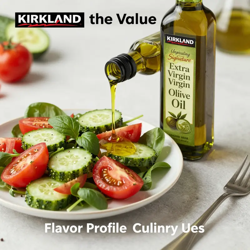 Quality testing of Kirkland Signature Extra Virgin Olive Oil confirmed by UC Davis Olive Center.