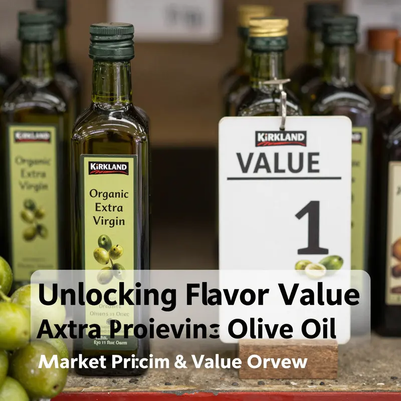 Kirkland Organic Extra Virgin Olive Oil: A testament to quality with USDA organic certification.
