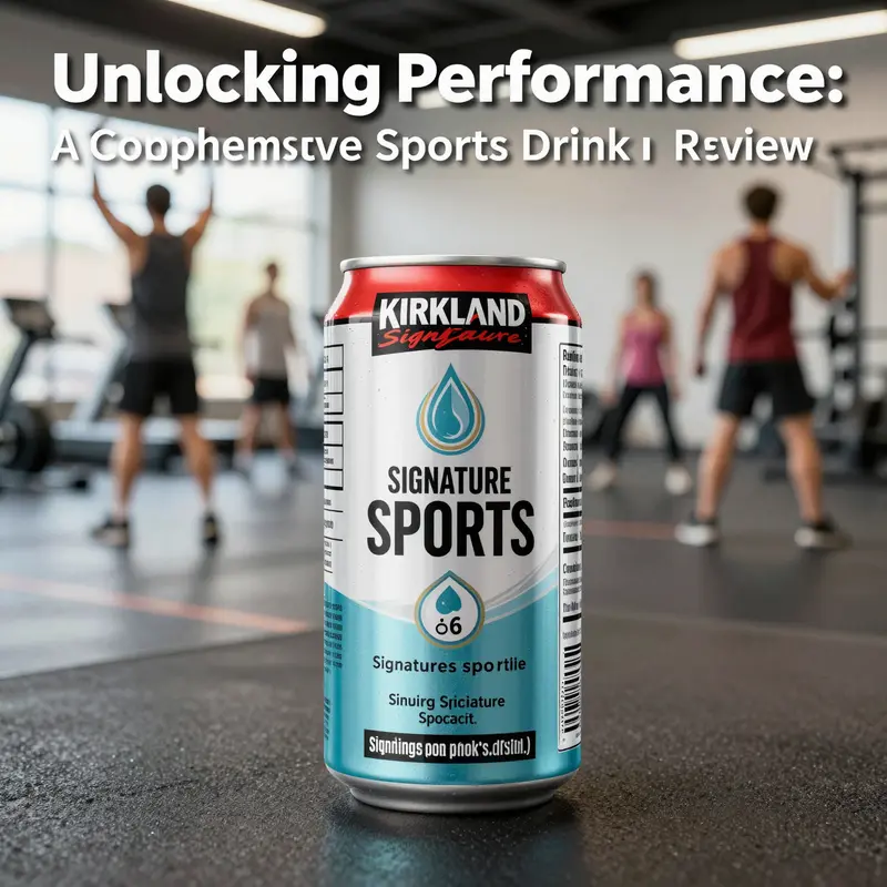 Kirkland Signature Sports Drink in action, highlighting its effectiveness in hydration and performance during workouts.