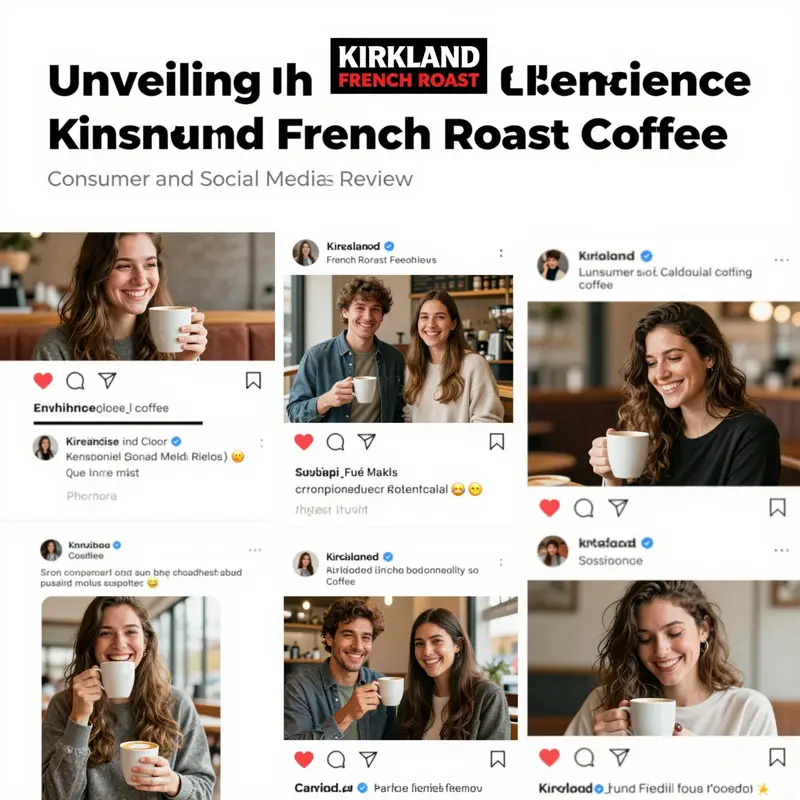 The deep and rich color of Kirkland French Roast Coffee reflecting its bold flavor profile.