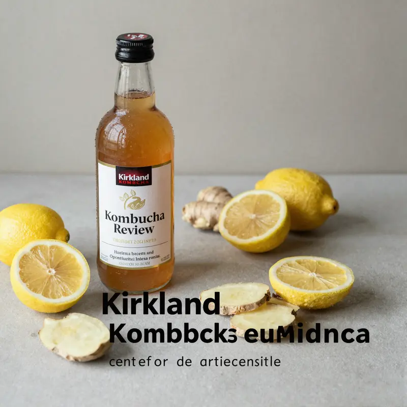 Kirkland Kombucha on display, attracting health-conscious consumers.
