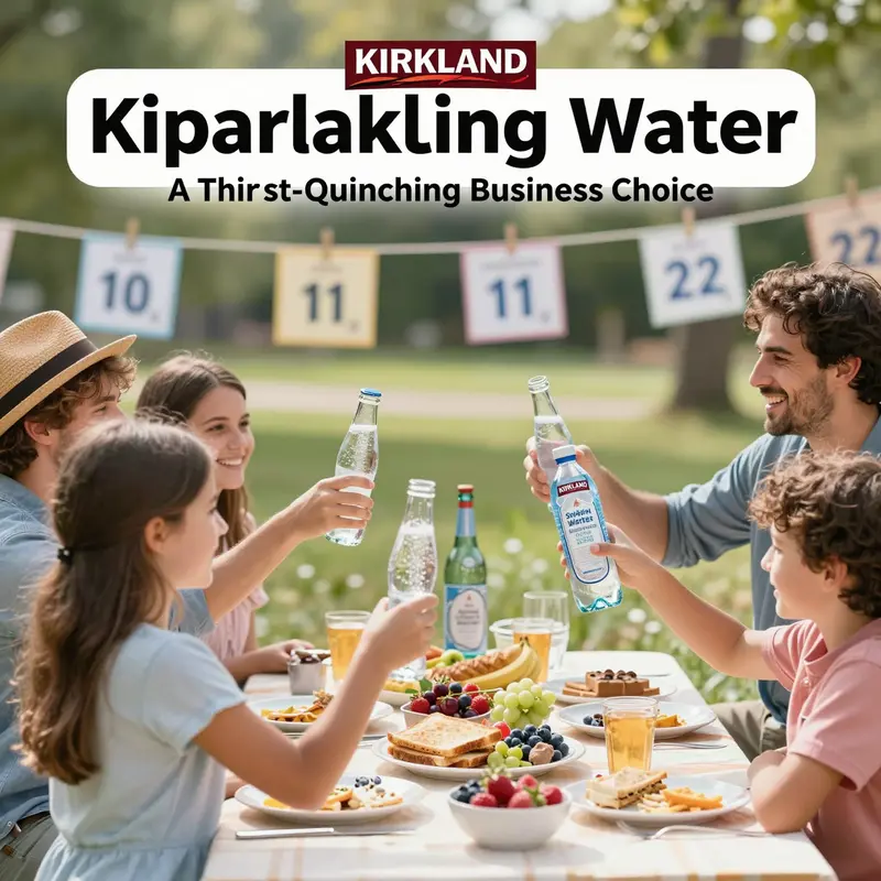 Kirkland Sparkling Water offers a variety of refreshing flavors, ideal for enhancing customer choices.