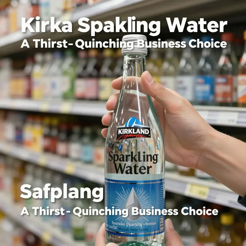 Kirkland Sparkling Water offers a variety of refreshing flavors, ideal for enhancing customer choices.