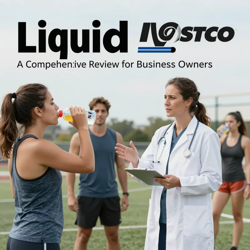 Liquid I.V. Hydration Multipliers prominently displayed at Costco, showcasing competitive pricing and bulk options.