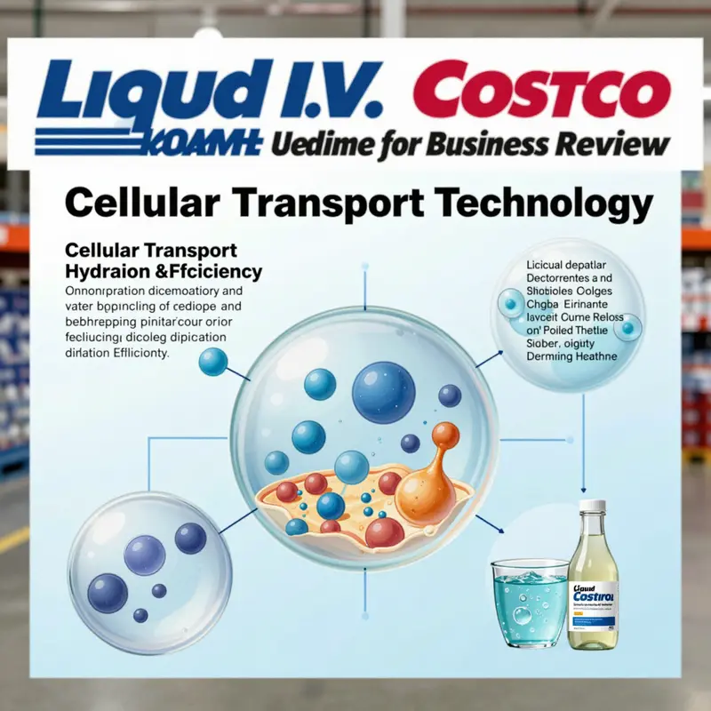 Liquid I.V. Hydration Multipliers prominently displayed at Costco, showcasing competitive pricing and bulk options.