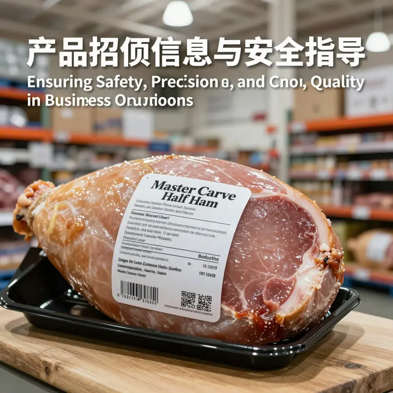 Master Carve Half Ham package clearly showing product recall labels for consumer safety.