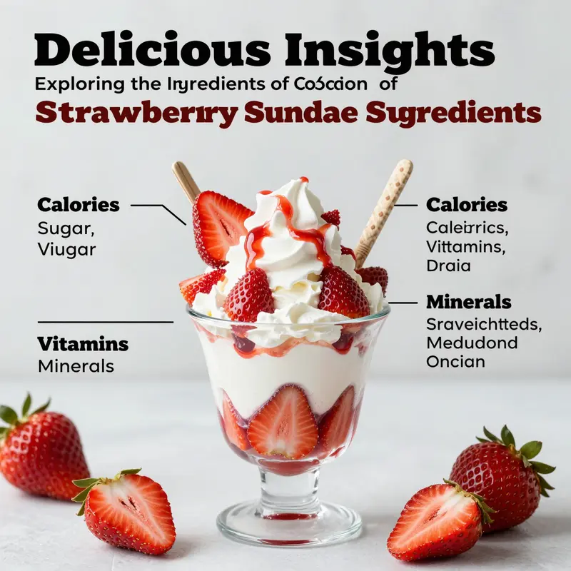 Fresh strawberries and creamy vanilla ice cream are the stars of the Costco Strawberry Sundae.