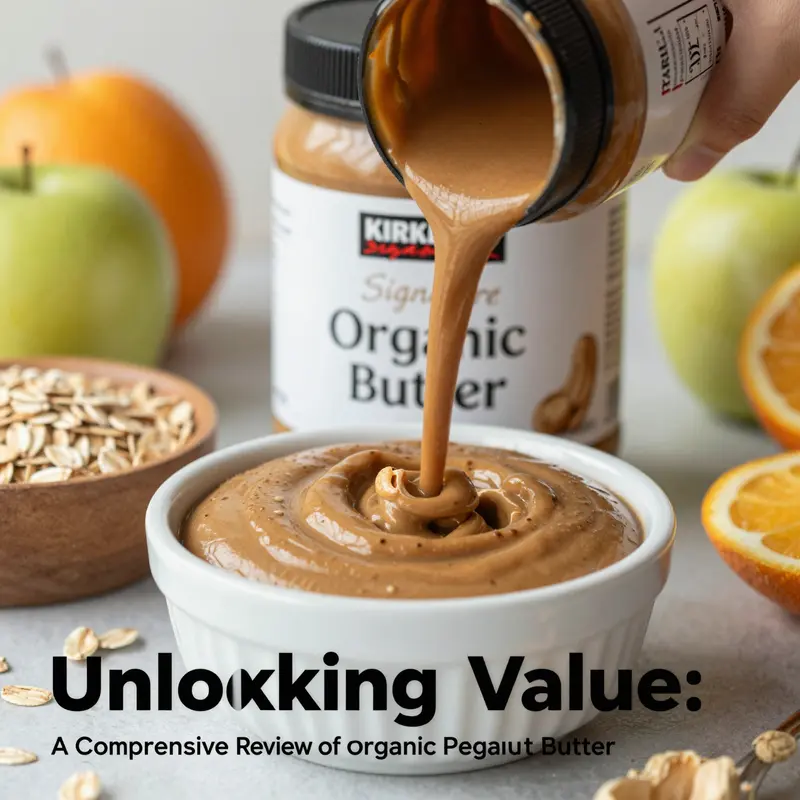 Consumer preferences highlight Kirkland Signature Organic Peanut Butter’s popularity in everyday kitchens.