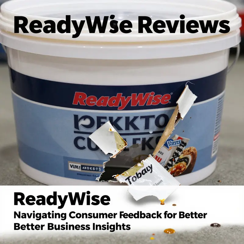 A depiction of the variety of meals contained in a ReadyWise emergency food bucket.