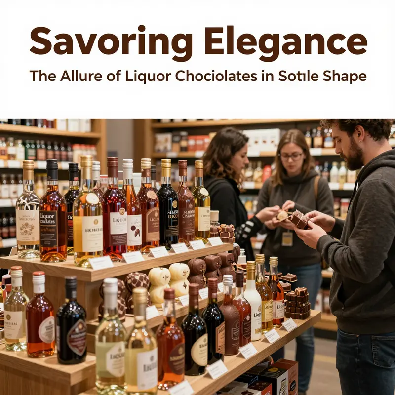 A chocolatier skillfully creating exquisite liquor bottle-shaped chocolates.