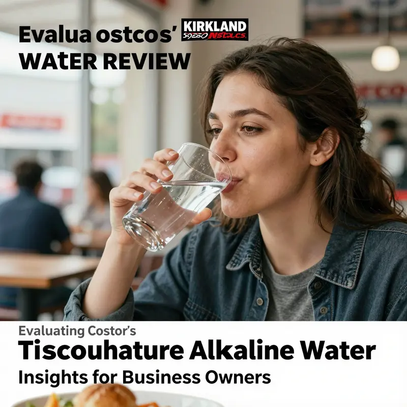 A health warning related to alkaline water consumption, emphasizing the need for caution.