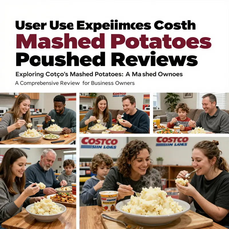 Overview of Costco mashed potatoes showcasing product features and insights.