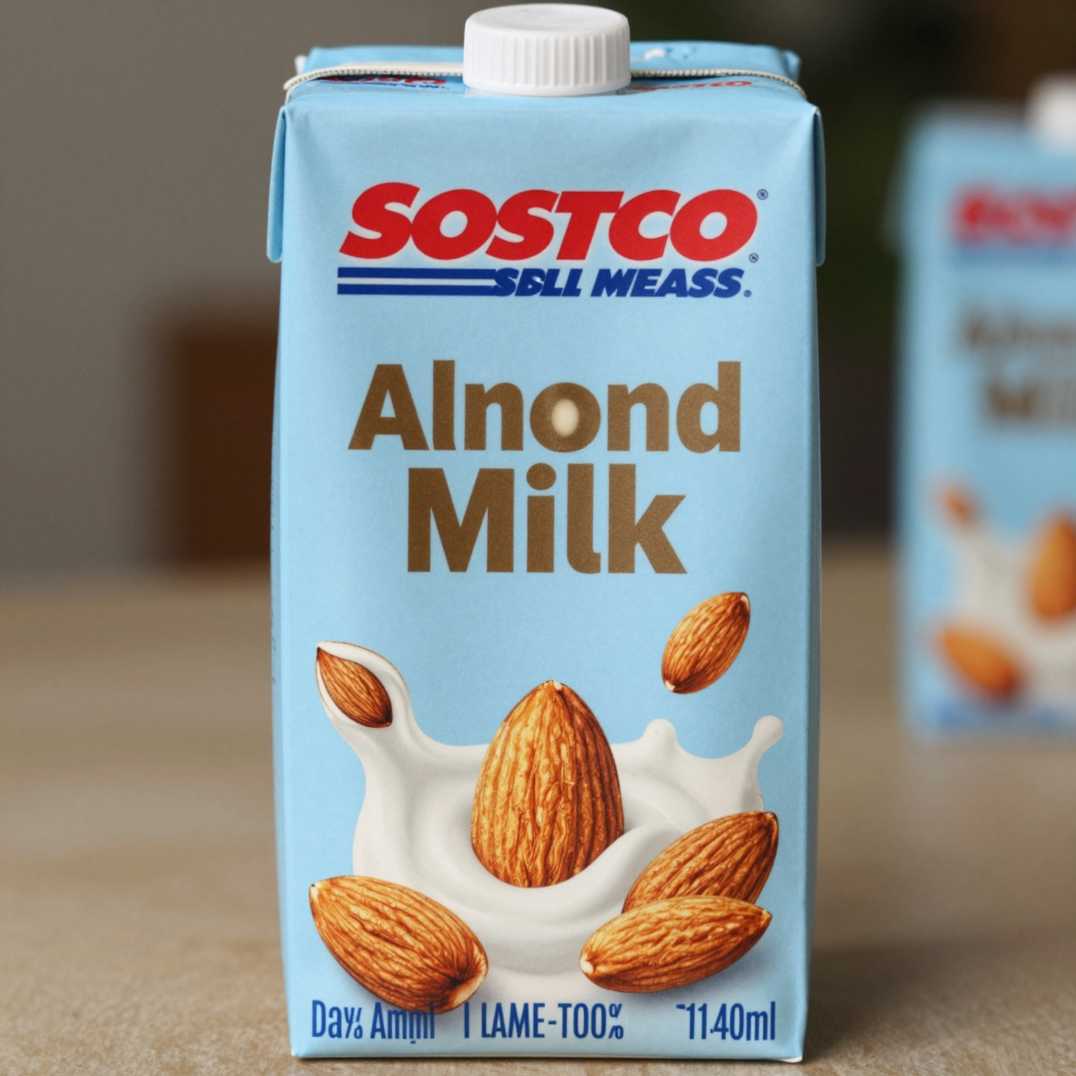 Costco Almond Milk Packaging