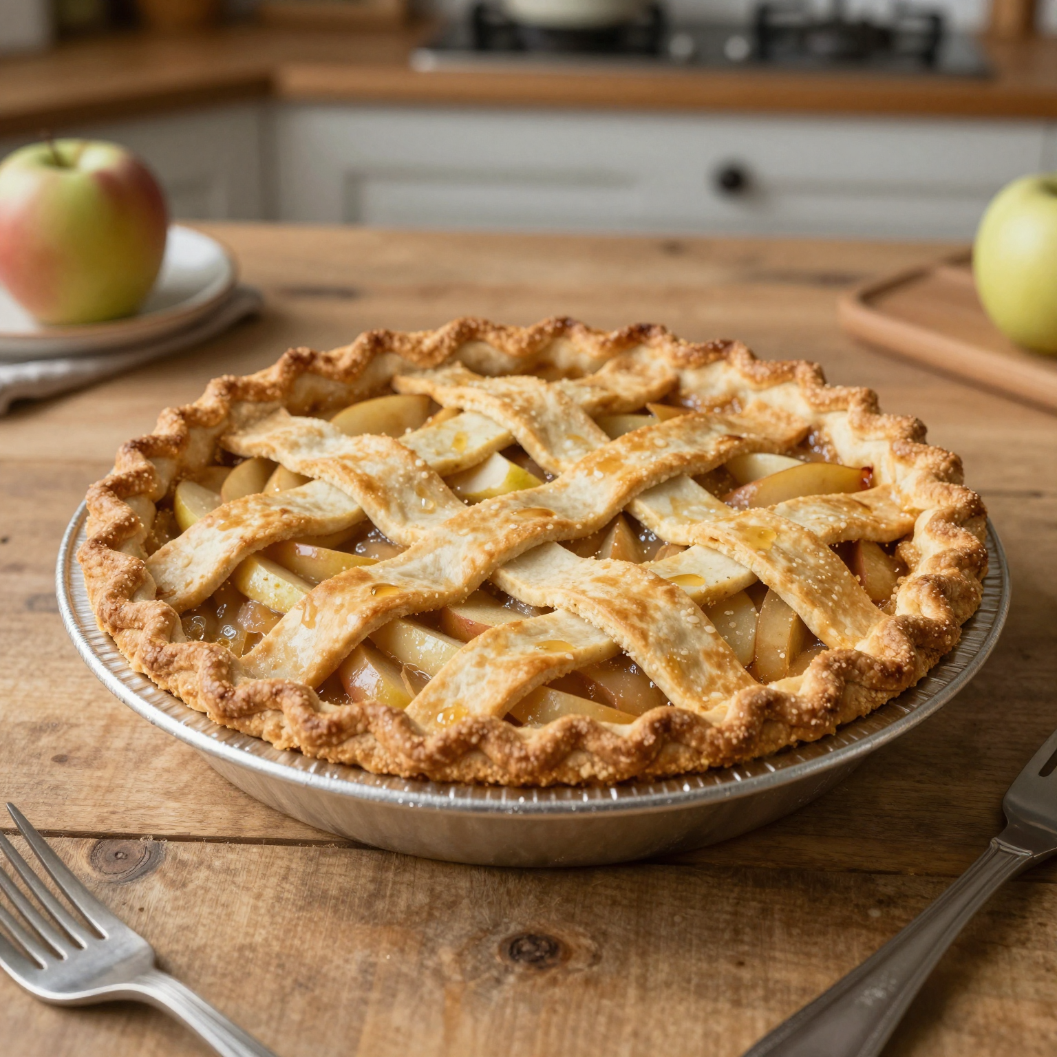 Whole Costco Apple Pie