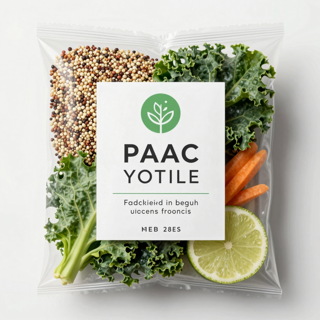 Frozen Quinoa and Kale Packaging