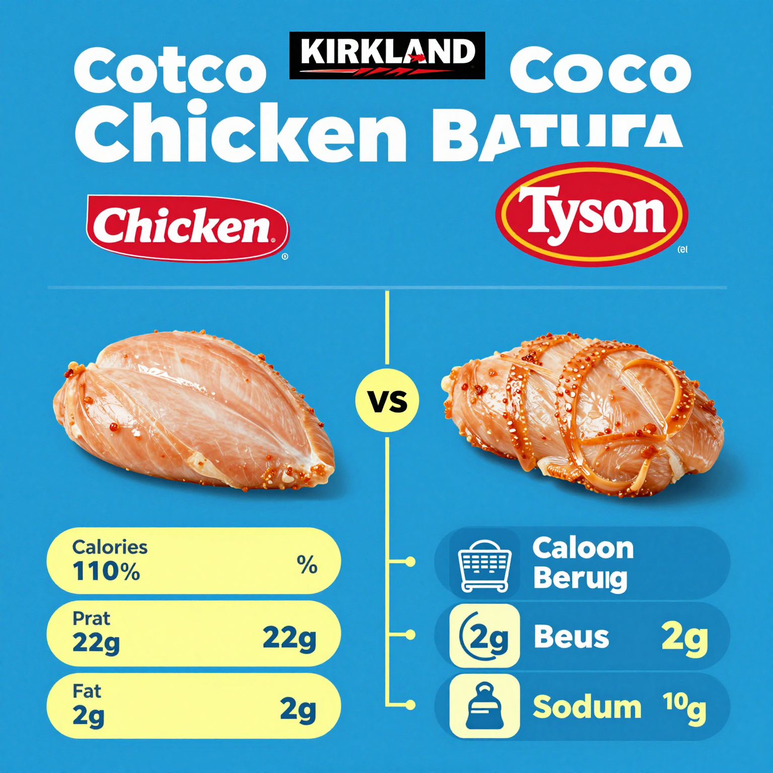 Nutritional Comparison of Kirkland Costco Chicken Breast