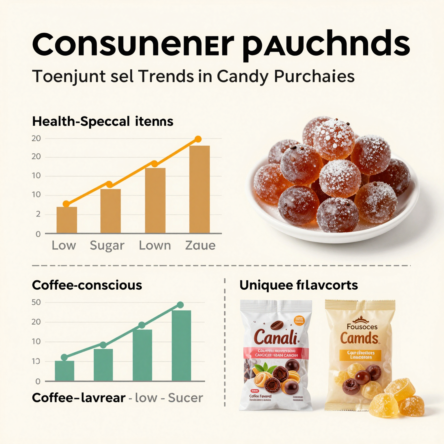 Consumer Trends in Candy Purchasing Infographic