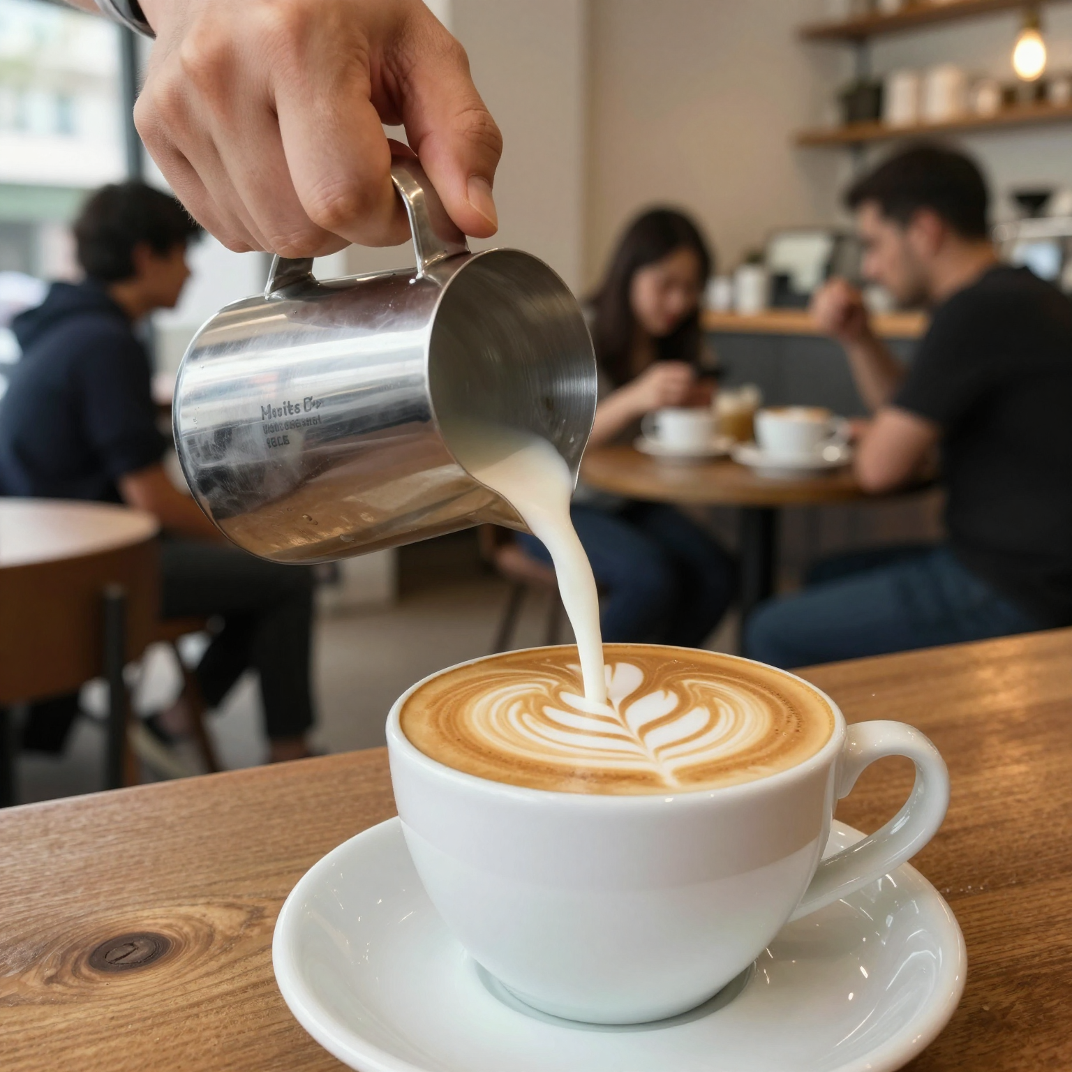 Coffee Milk in Cafe