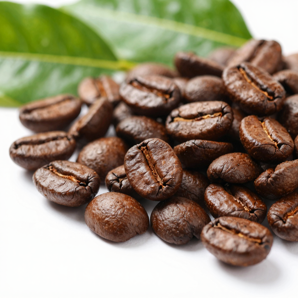 Fresh coffee beans emphasizing quality and freshness