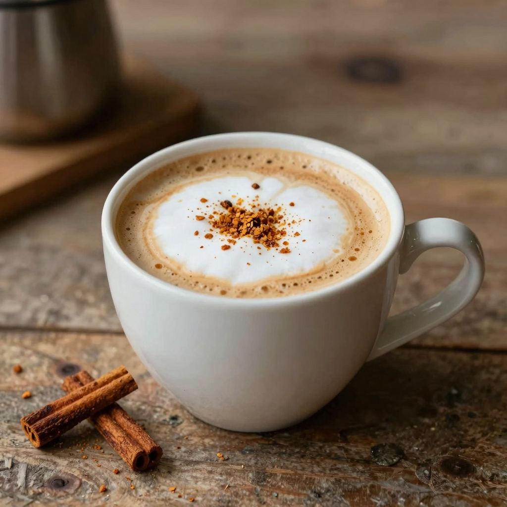Coffee with milk and jaggery