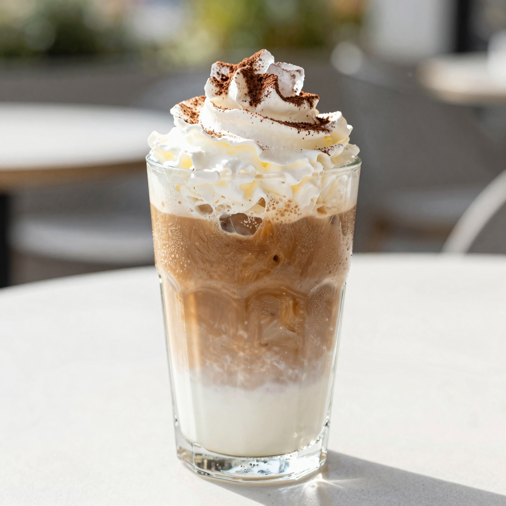 Frozen Coffee with Almond Milk