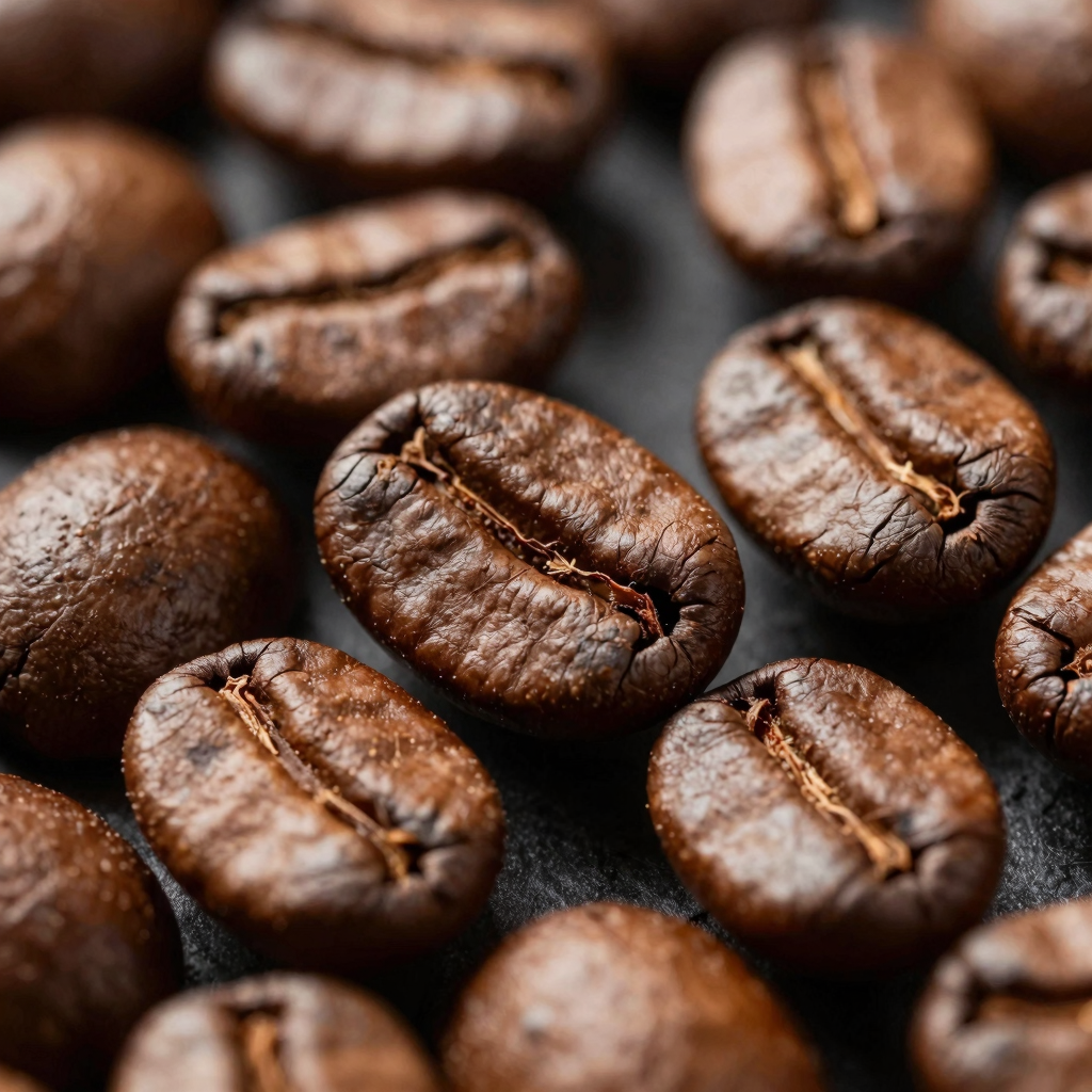Organic coffee beans