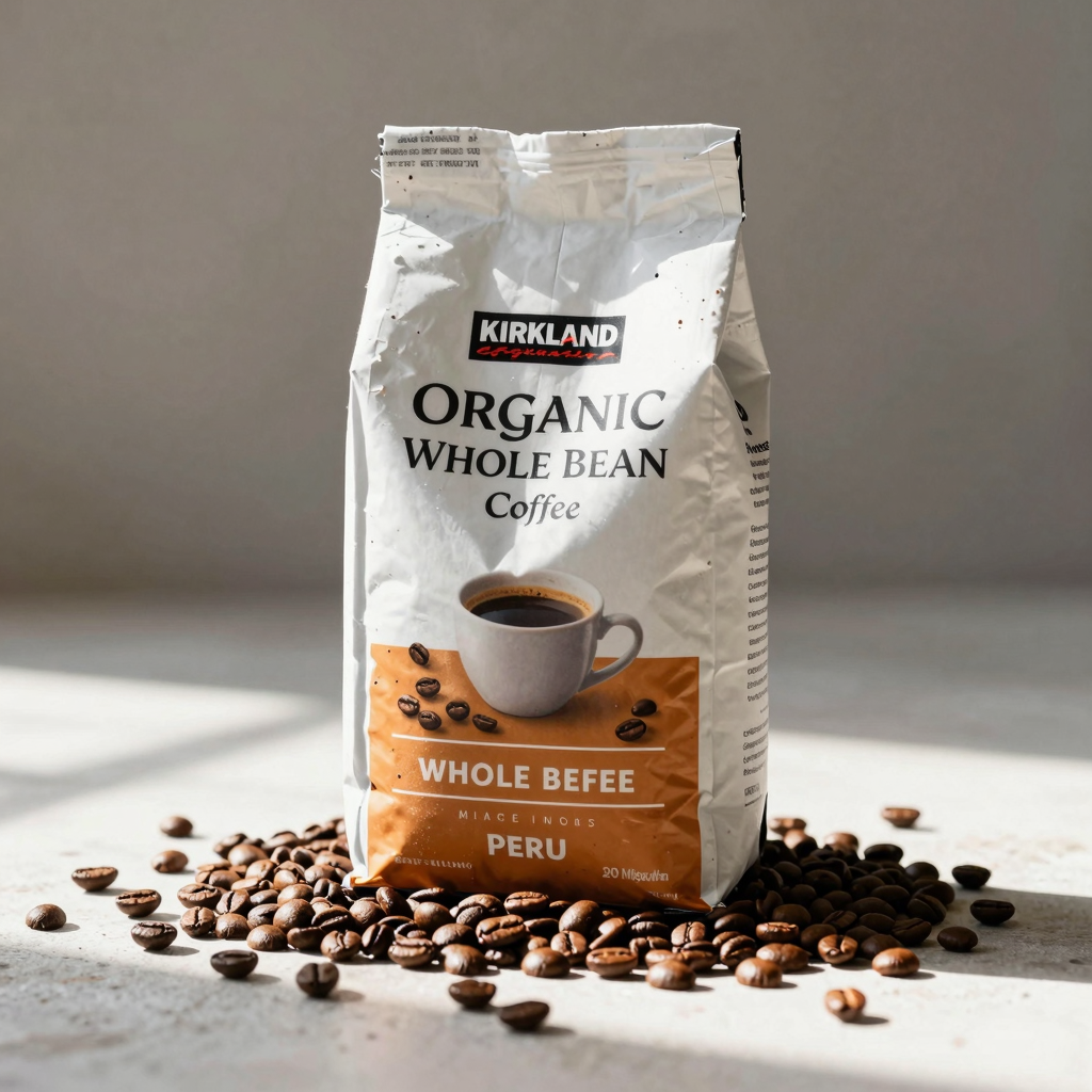 Kirkland Signature Organic Whole Bean Coffee from Peru