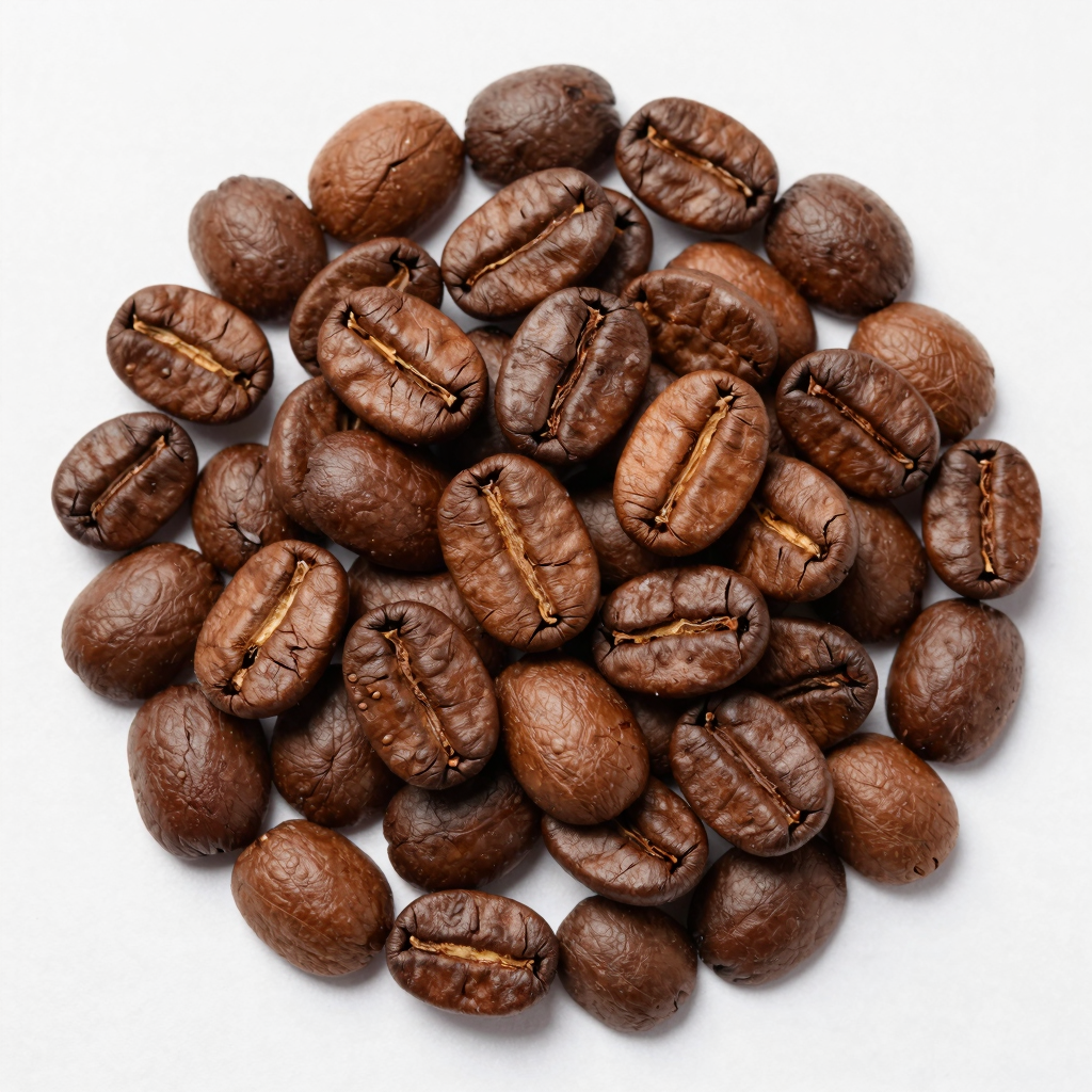 Rich organic whole coffee beans from Peru
